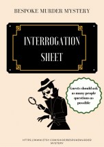 Interrogation Sheet