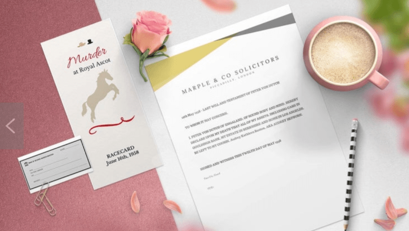 Murder Mystery Game - Murder at Royal Ascot